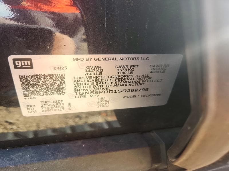 2025 CHEVROLET TAHOE K1500 Z71 13