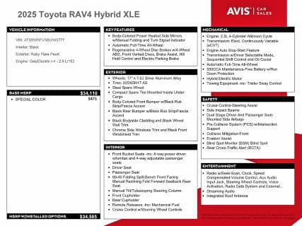 2025 TOYOTA RAV4 HYBRID XLE 13
