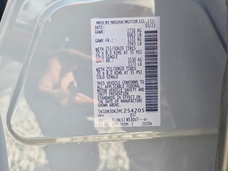 2023 NISSAN PATHFINDER PLATINUM 13