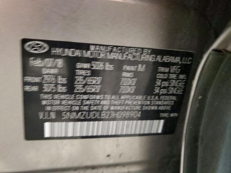 2018 HYUNDAI SANTA FE SPORT 2.4L 13