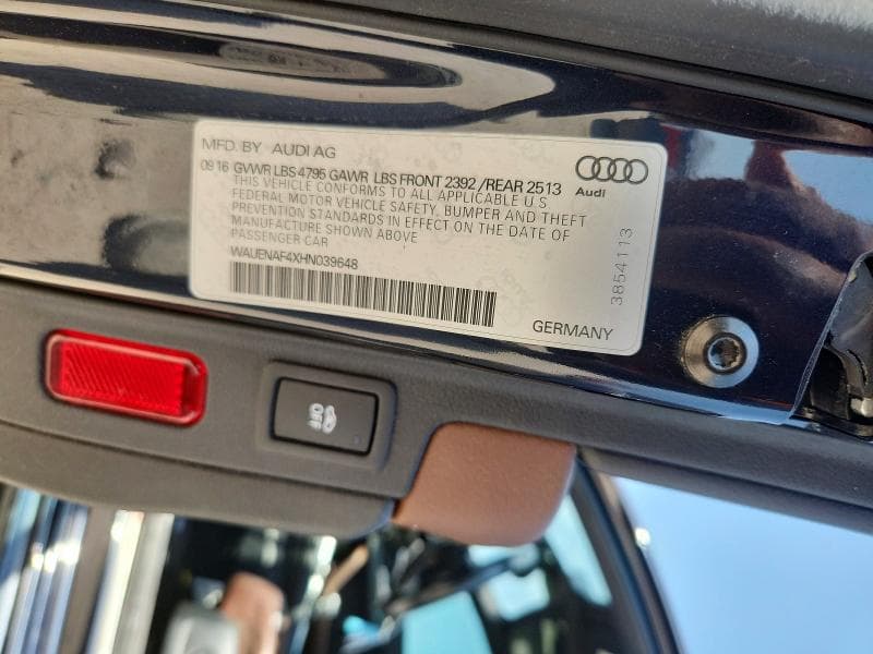 2017 AUDI A4 PREMIUM PLUS 12