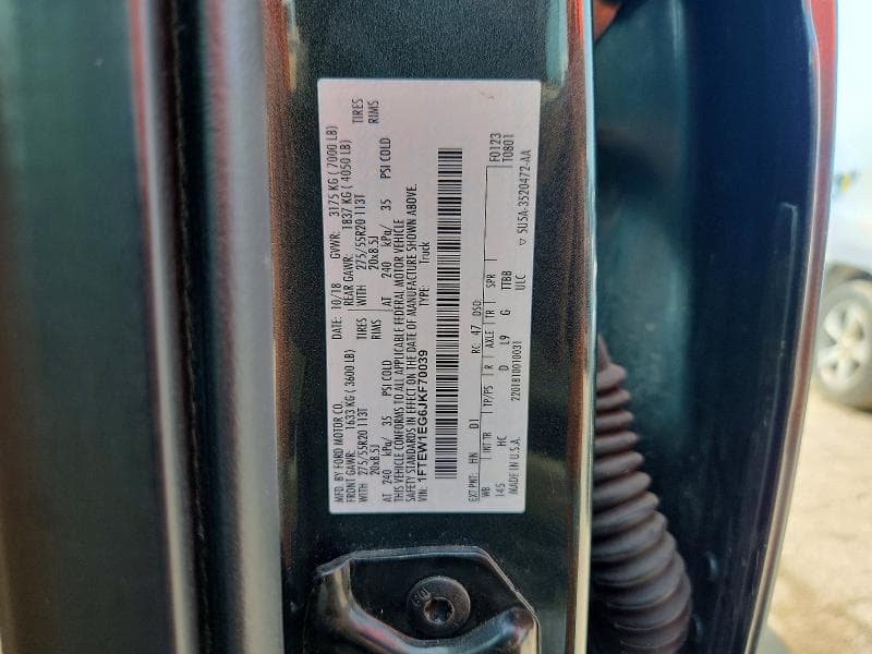 2018 FORD F150 SUPERCREW 12