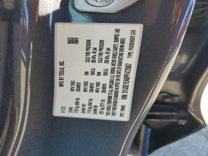 2023 TESLA MODEL 3 12
