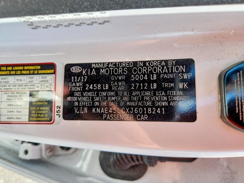 2018 KIA STINGER GT1 13
