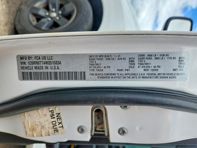 2021 RAM 1500 CLASSIC SLT 12