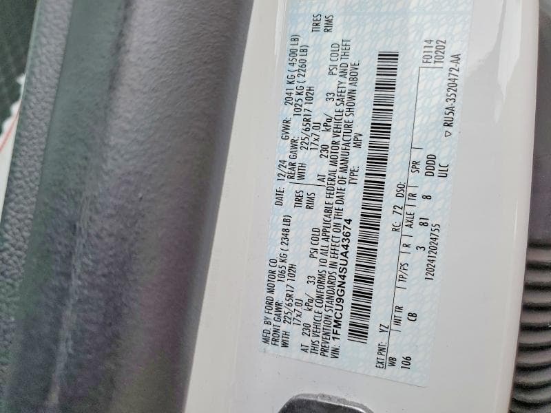 2025 FORD ESCAPE ACTIVE 13