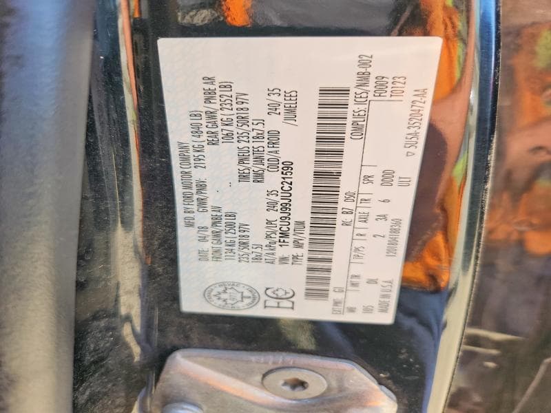 2018 FORD ESCAPE TITANIUM 13
