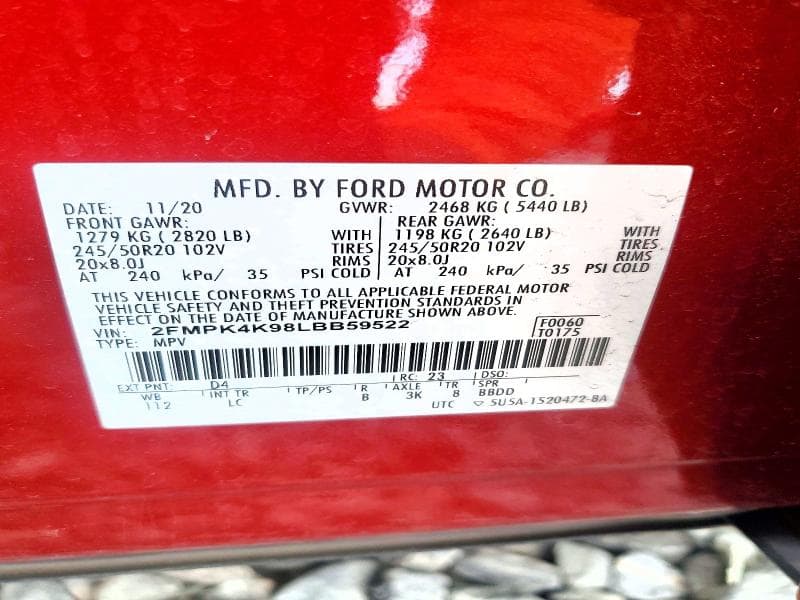 2020 FORD EDGE TITANIUM 13