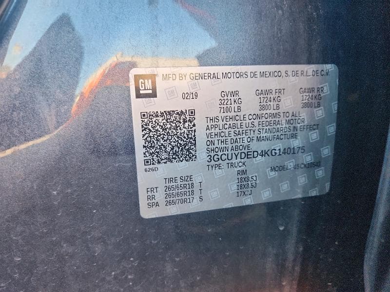 2019 CHEVROLET SILVERADO K1500 LT 12