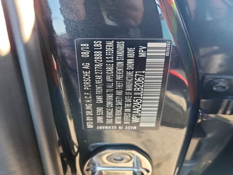 2018 PORSCHE MACAN 14