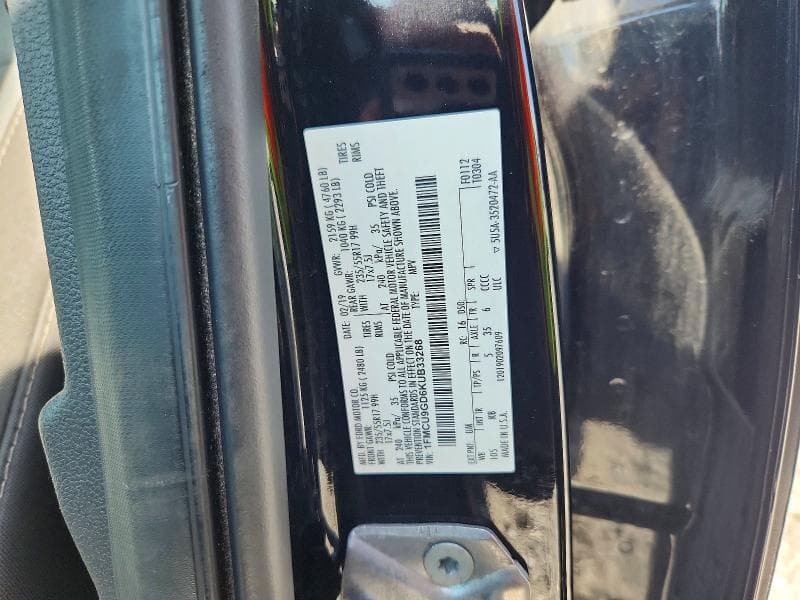 2019 FORD ESCAPE SE 12