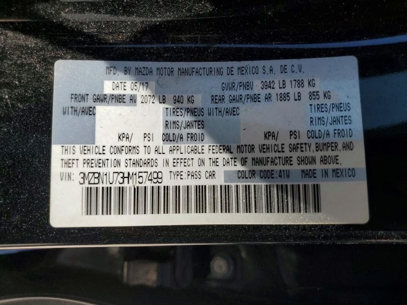 2017 MAZDA 3 SPORT 12