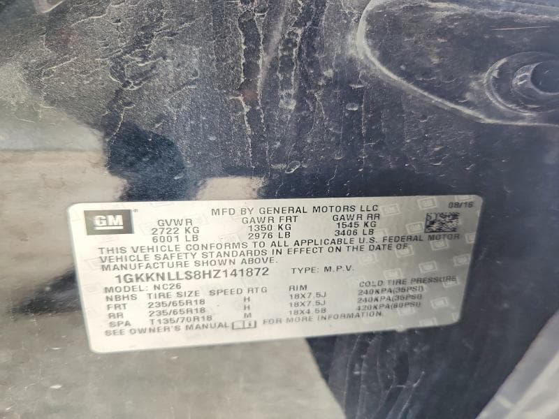 2017 GMC ACADIA SLE 14