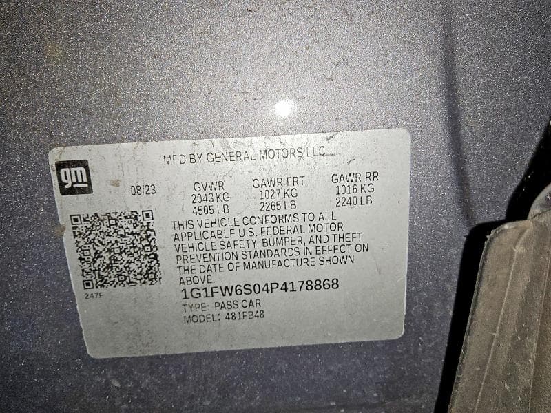2023 CHEVROLET BOLT EV 1LT 12
