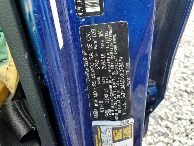 2019 KIA FORTE S 12