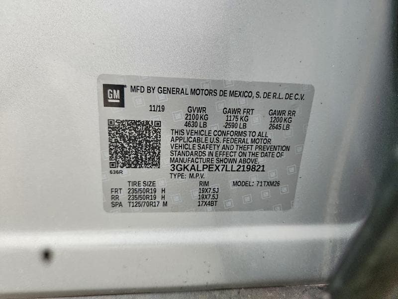 2020 GMC TERRAIN SLT 13