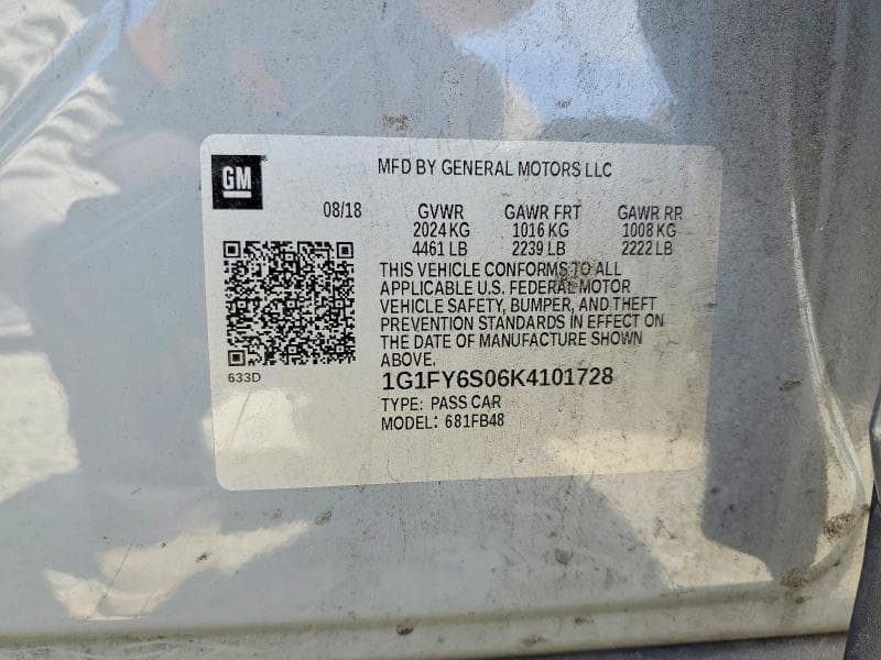 2019 CHEVROLET BOLT EV LT 12