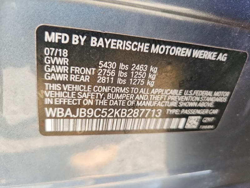 2019 BMW M550XI 12