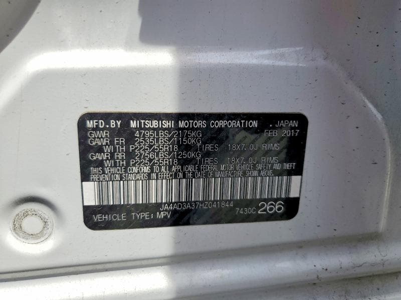 2017 MITSUBISHI OUTLANDER SE 13