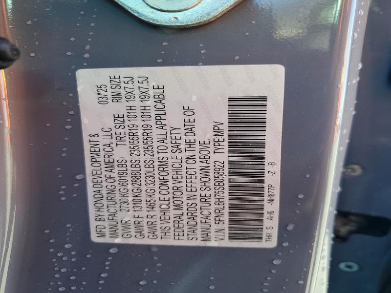 2025 HONDA ODYSSEY SPORT-L 14