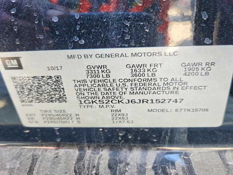 2018 GMC YUKON DENALI 13
