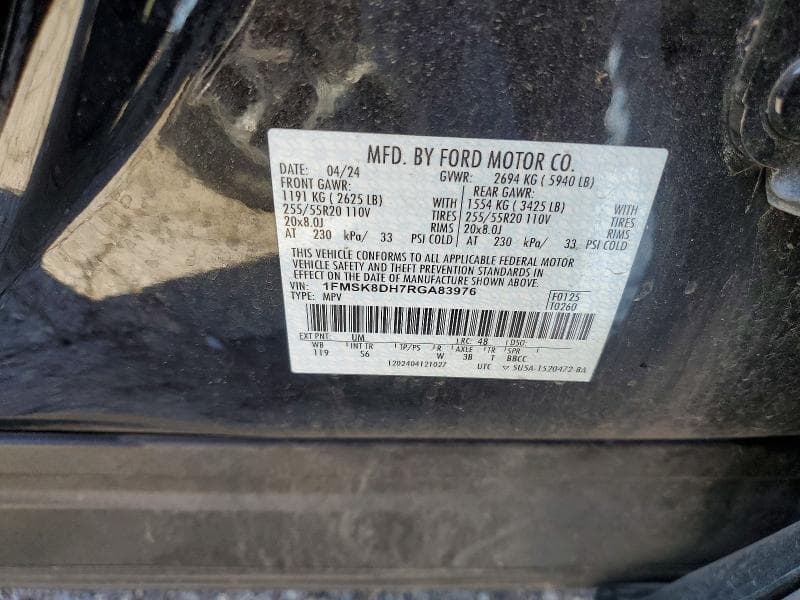 2024 FORD EXPLORER XLT 14