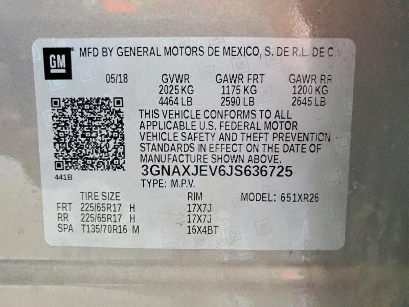 2018 CHEVROLET EQUINOX LT 13