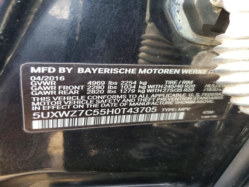 2017 BMW X3 SDRIVE28I 12