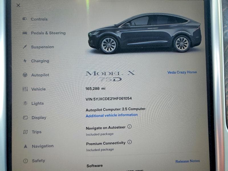 2017 TESLA MODEL X 9