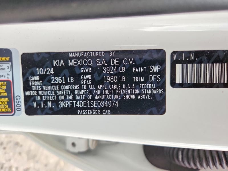 2025 KIA K4 LXS 12