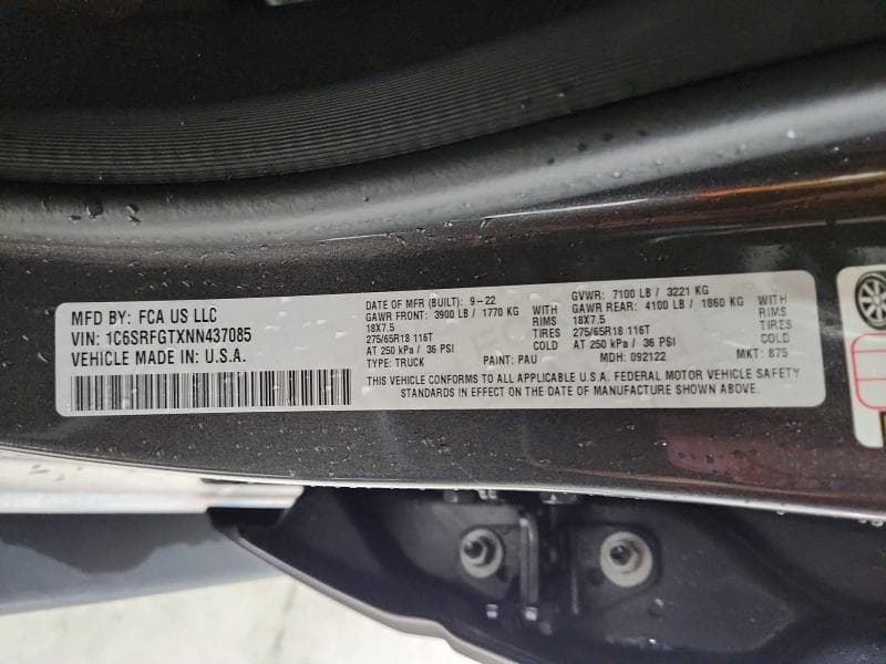 2022 RAM 1500 TRADESMAN 13