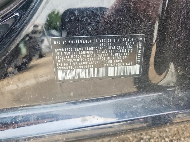 2020 VOLKSWAGEN JETTA S 12