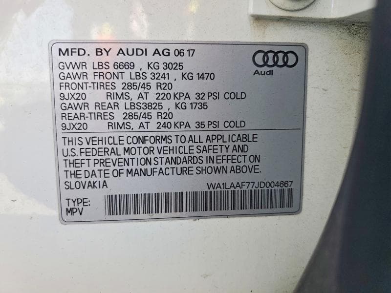 2018 AUDI Q7 PREMIUM PLUS 13