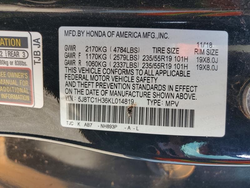 2019 ACURA RDX 14