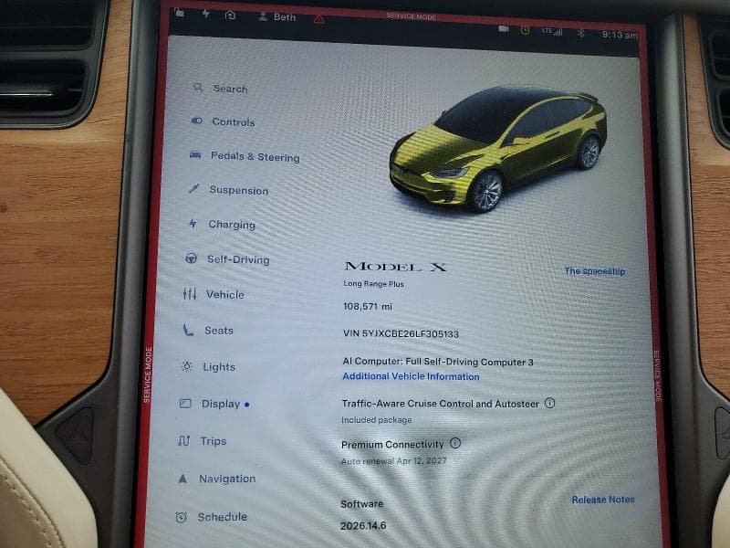 2020 TESLA MODEL X 9
