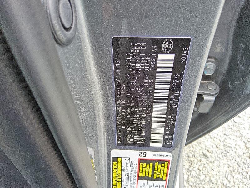 2026 TOYOTA CAMRY SE 12