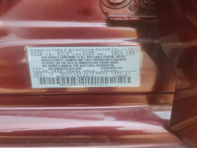 2020 NISSAN SENTRA SV 12