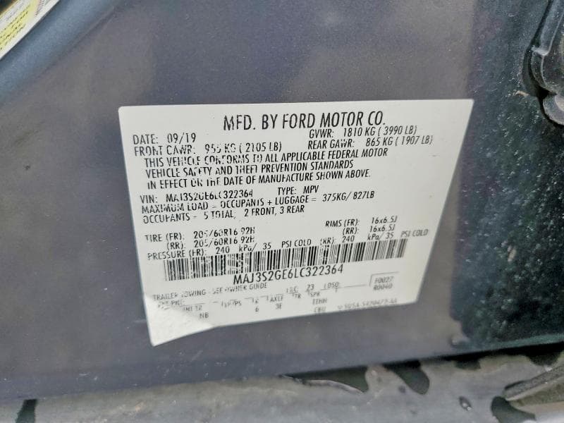 2020 FORD ECOSPORT SE 13