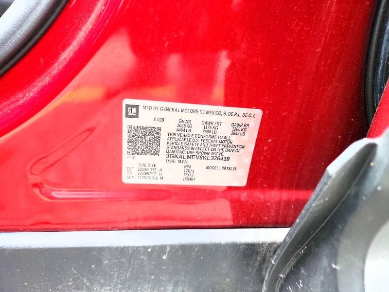 2019 GMC TERRAIN SLE 13