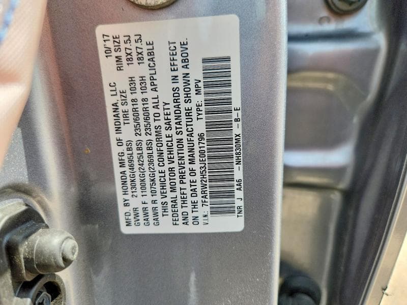 2018 HONDA CR-V EX 12
