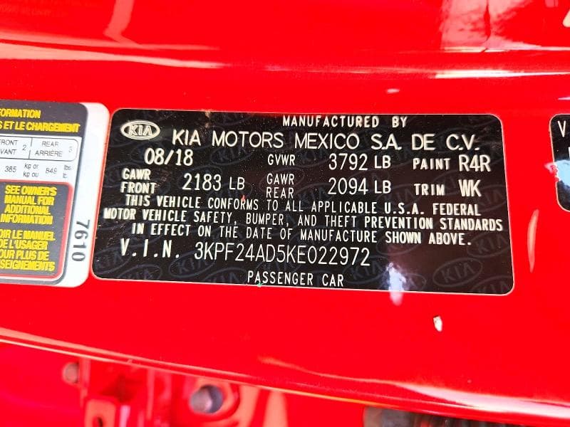 2019 KIA FORTE LXS 12