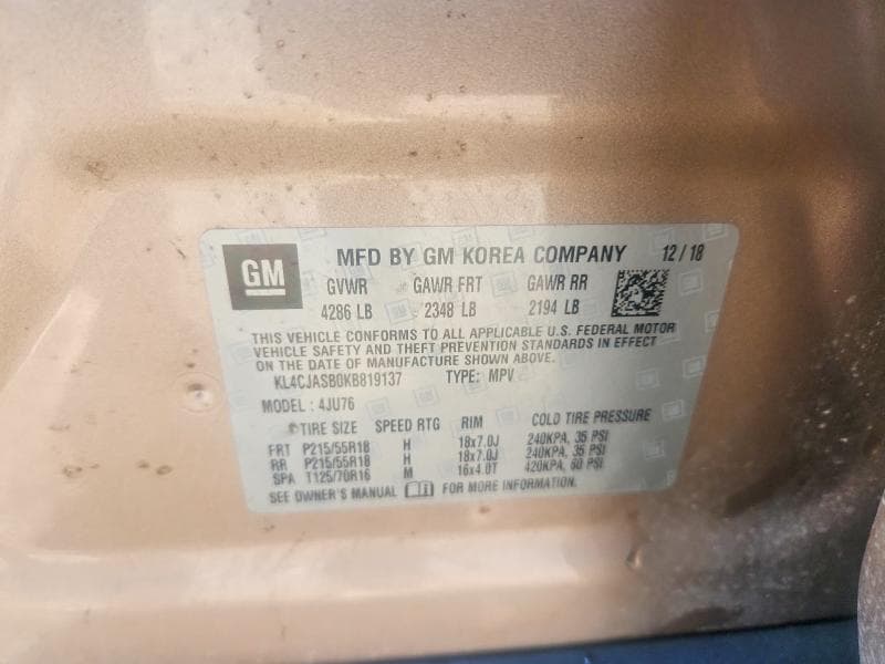 2019 BUICK ENCORE PREFERRED 13