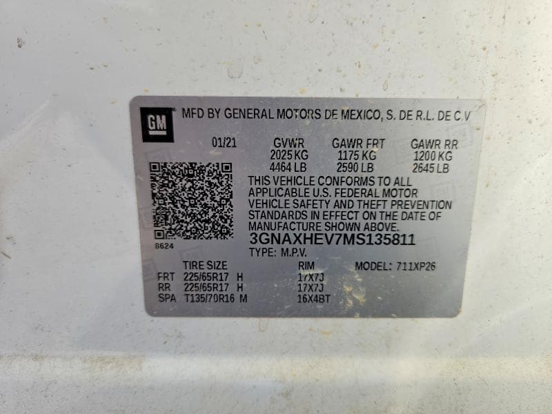 2021 CHEVROLET EQUINOX LS 13
