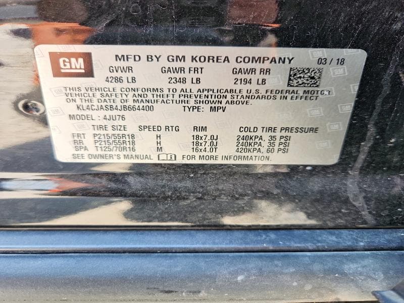 2018 BUICK ENCORE PREFERRED 13