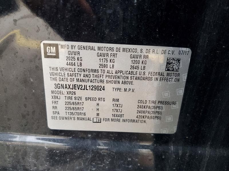 2018 CHEVROLET EQUINOX LT 13