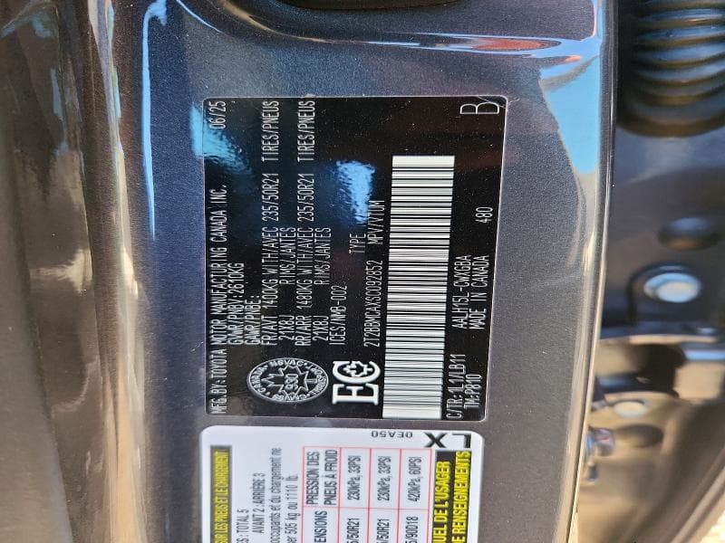 2025 LEXUS RX 350H BASE 14