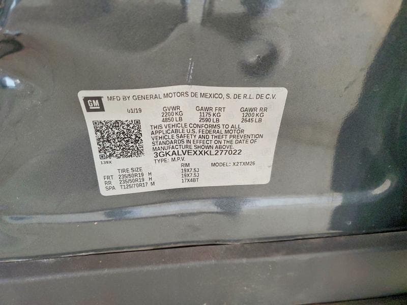 2019 GMC TERRAIN SLT 13