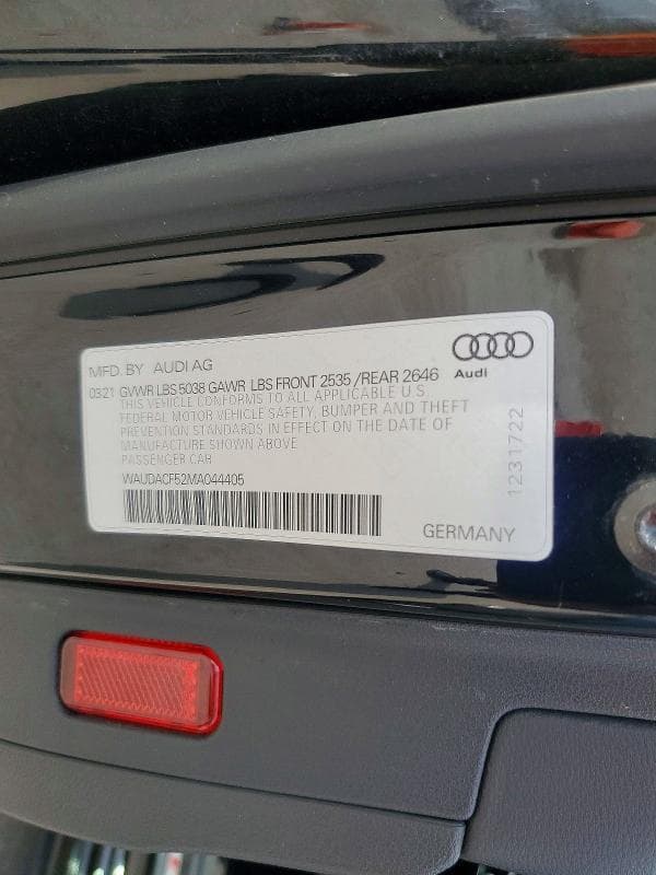2021 AUDI A5 PREMIUM 45 13