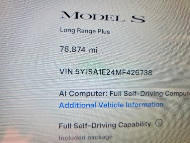 2021 TESLA MODEL S 9