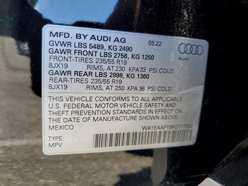 2022 AUDI Q5 PREMIUM PLUS 45 13